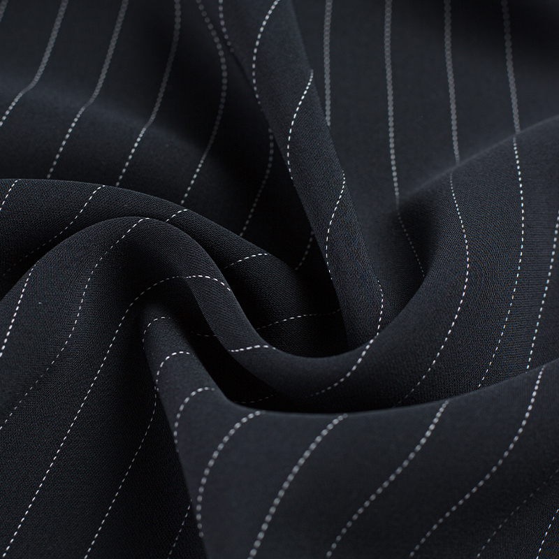 DS52(HY129) 236GSM 99%P 1% Rayon CEY Rayon Stripe Fabrics CEY